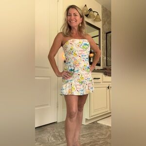 Altar'd State Colorful Patterned Romper